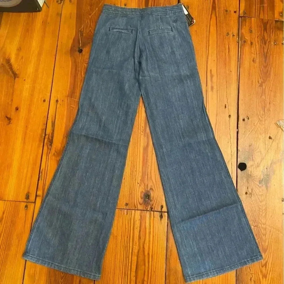 FORTUNE DENIM Women’s JEANS Size 24 BELL BOTTOM/WIDE LEG Boho Japane Denim - Picture 9 of 14